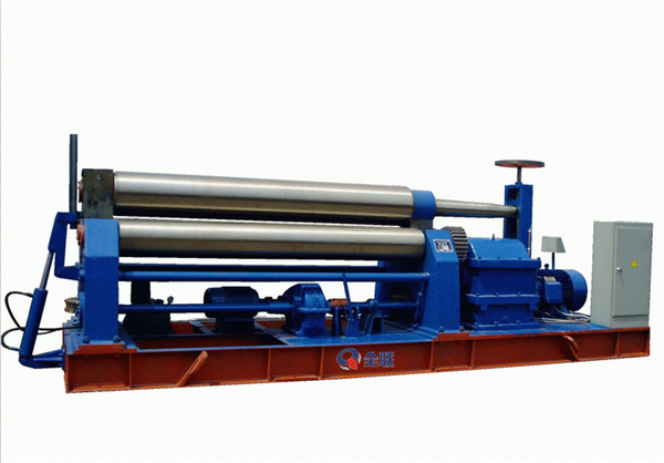 對(dui)稱式三(san)輥卷闆(pǎn)機 對稱式(shì)三輥卷(juan)闆機
